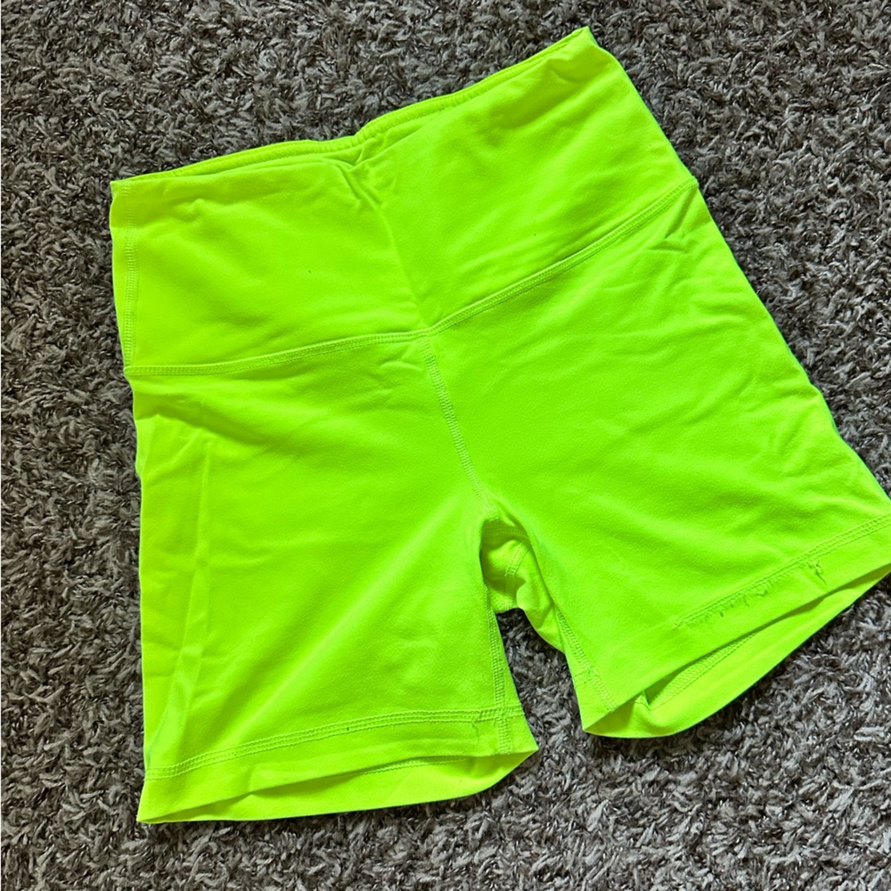 Bright colored bikers